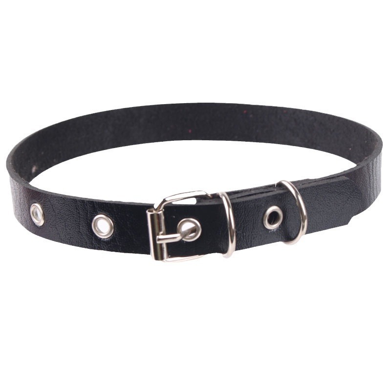 Street Fashion Photo - Punk Gothic Simple Fashionable Flat buckle