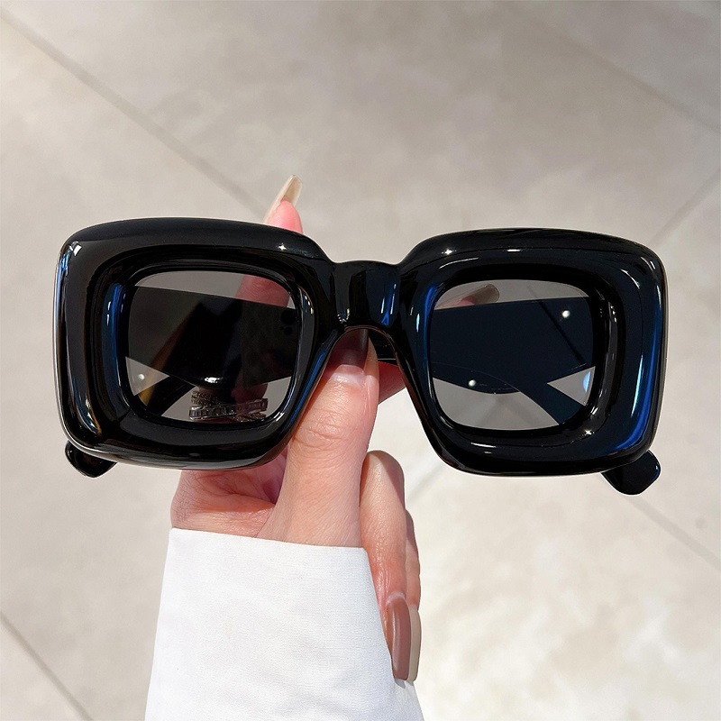 New Women Square Sunglasses Fe - Street Fashion Photo 评论和价格