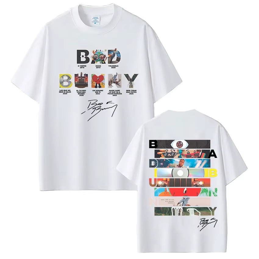 Rap Singer Bad Bunny Album Cov - Street Fashion Photo 评论和价格