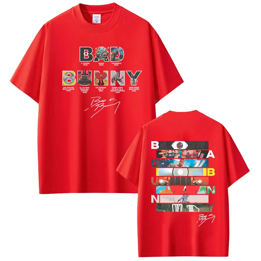 Rap Singer Bad Bunny Album Cov - Street Fashion Photo 评论和价格