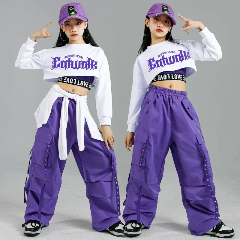 Children Street Dance Outfits  - Street Fashion Outfit Girl 评论和价格