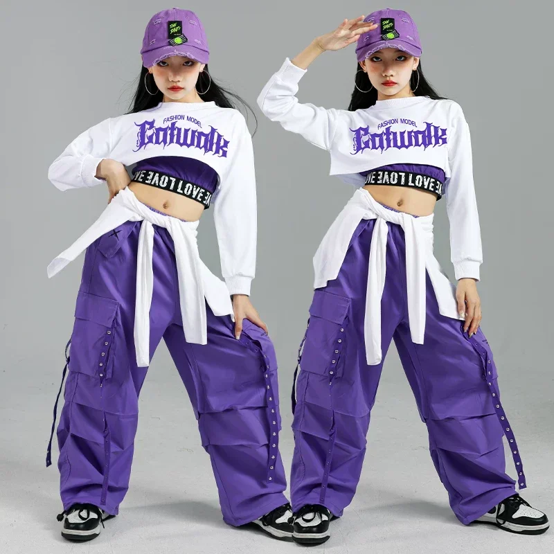 Children Street Dance Outfits  - Street Fashion Outfit Girl 评论和价格
