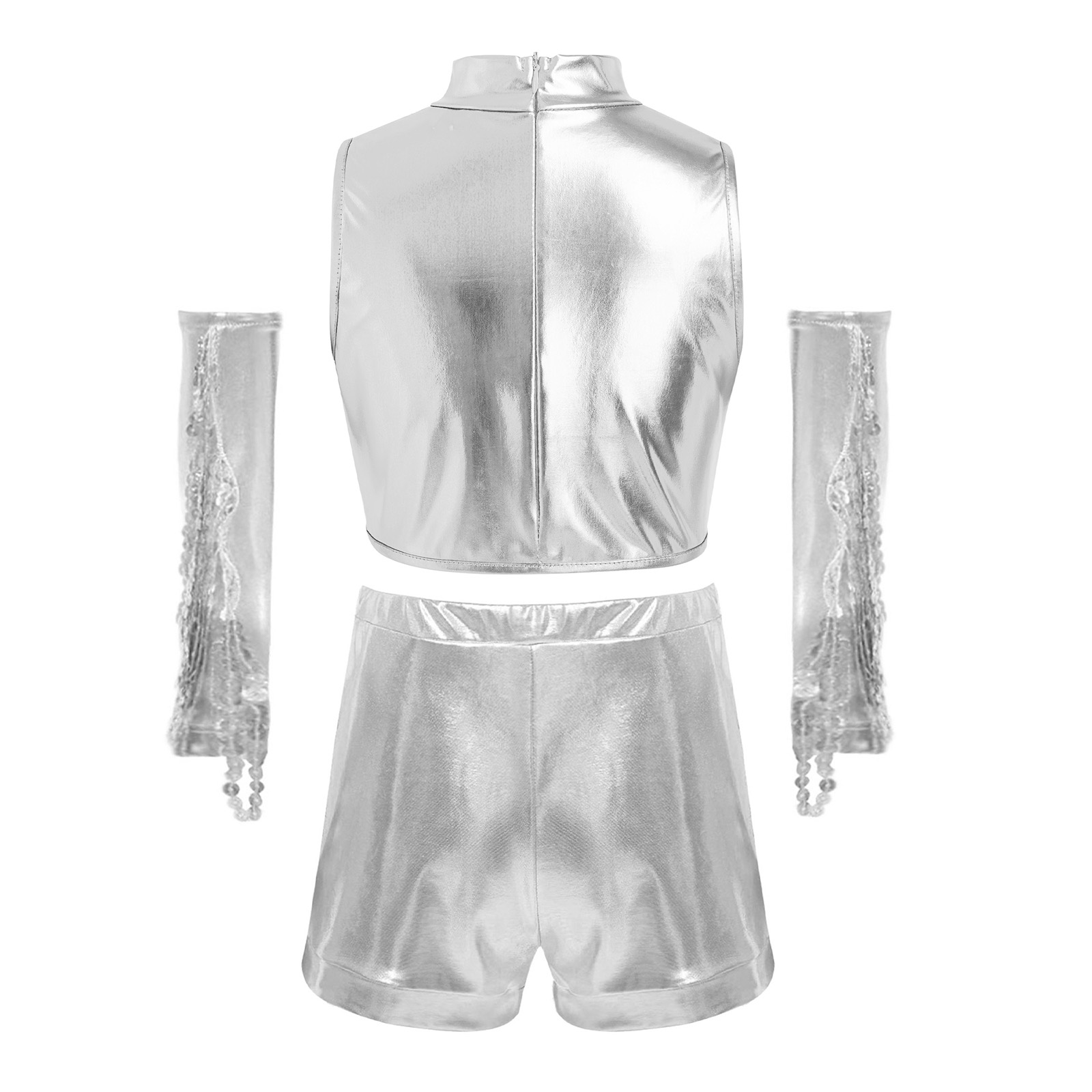 Kids Sparkling Metallic Sequin - Street Fashion Dance 评论和价格