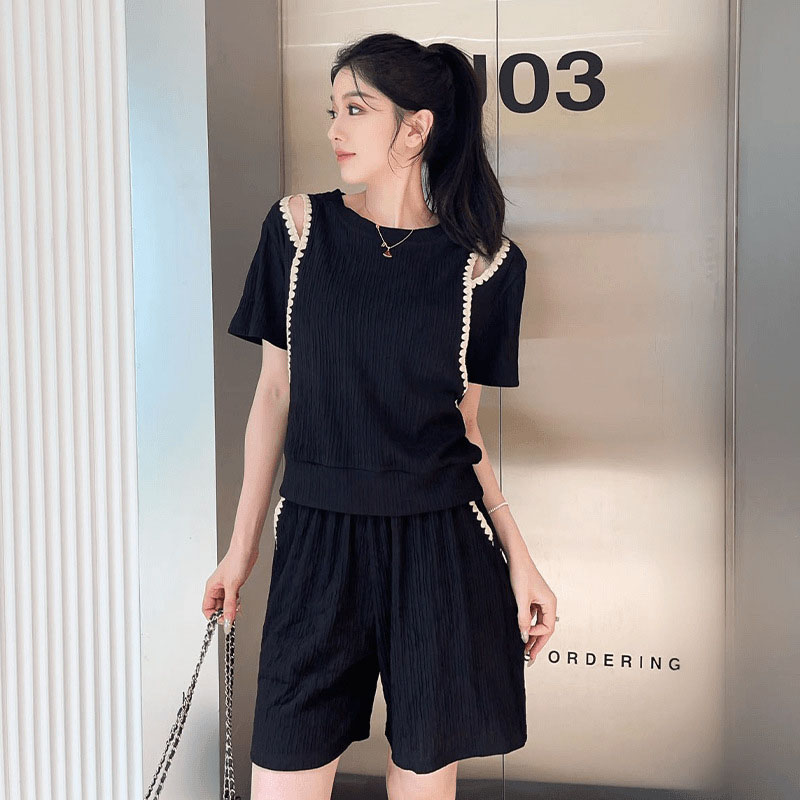Korean Fashion Off Shoulder T- - Street Fashion Dance 评论和价格