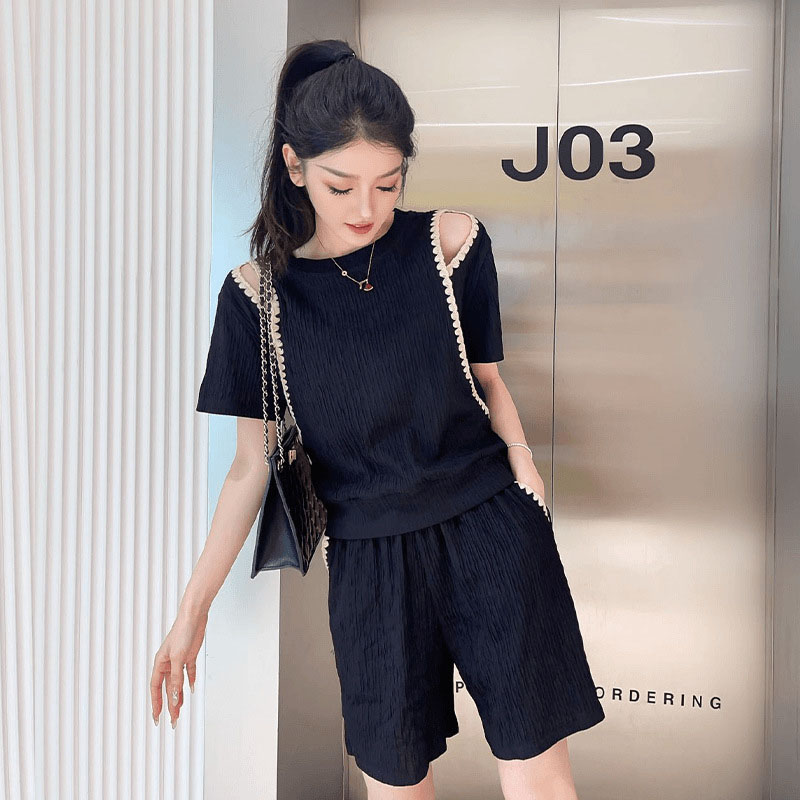 Korean Fashion Off Shoulder T- - Street Fashion Dance 评论和价格