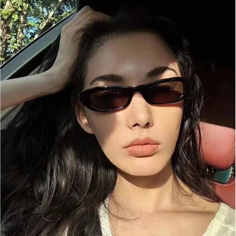 New Retro Oval Frame Sunglasse - Street Fashion Shoot 评论和价格