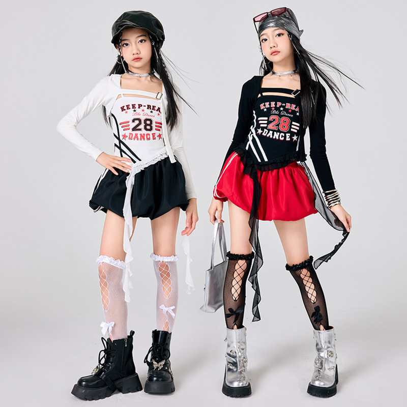 New Girls K-Pop Jazz Stage Out - Street Fashion Outfit Girl 评论和价格