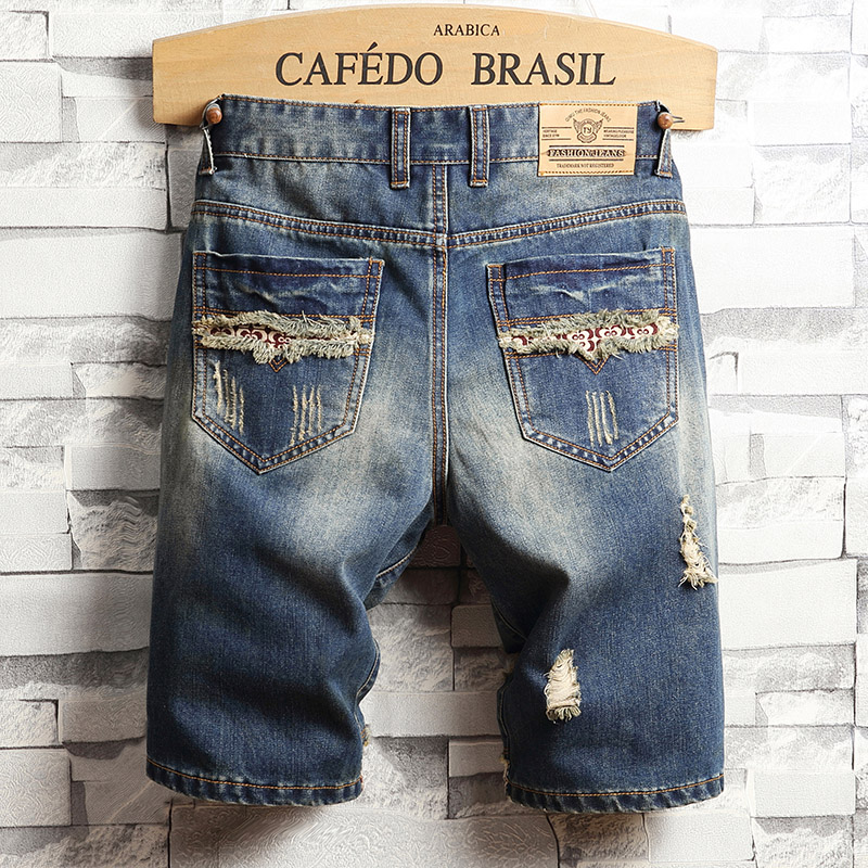 Ripped Hip-hop Denim Shorts Me - Street Fashion Dance 评论和价格