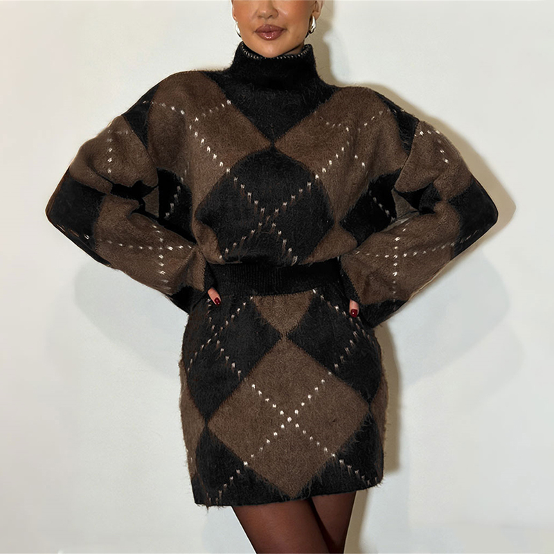 TARUXY Turtleneck Pullover Kni - Street Fashion Outfit Girl 评论和价格