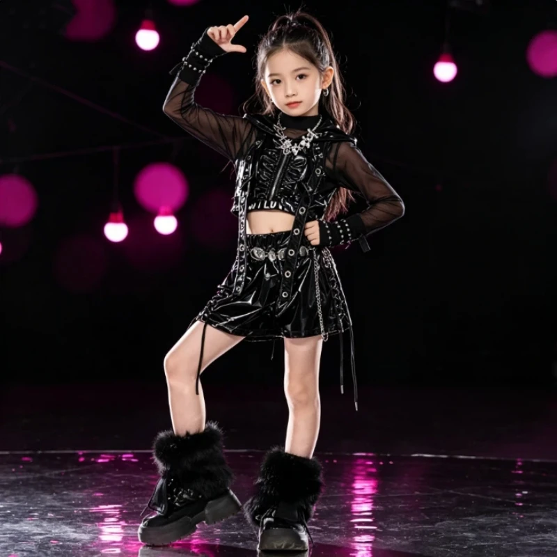 Girls Sequin Jazz Dance Costum - Street Fashion Outfit Girl 评论和价格