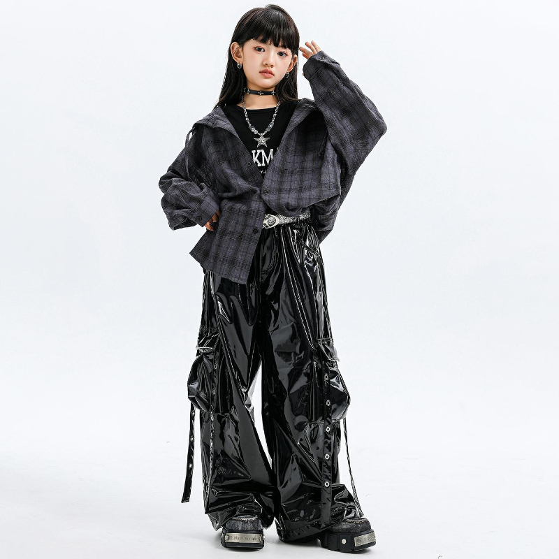 Girls Jazz Dance Costumes Hood - Street Fashion Outfit Girl 评论和价格