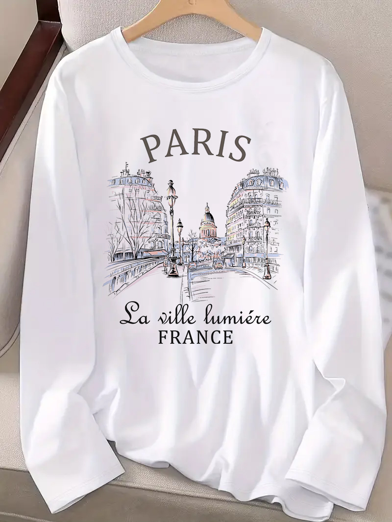 2025 Fashion Paris Letter Prin - Street Fashion Paris 2025 评论和价格