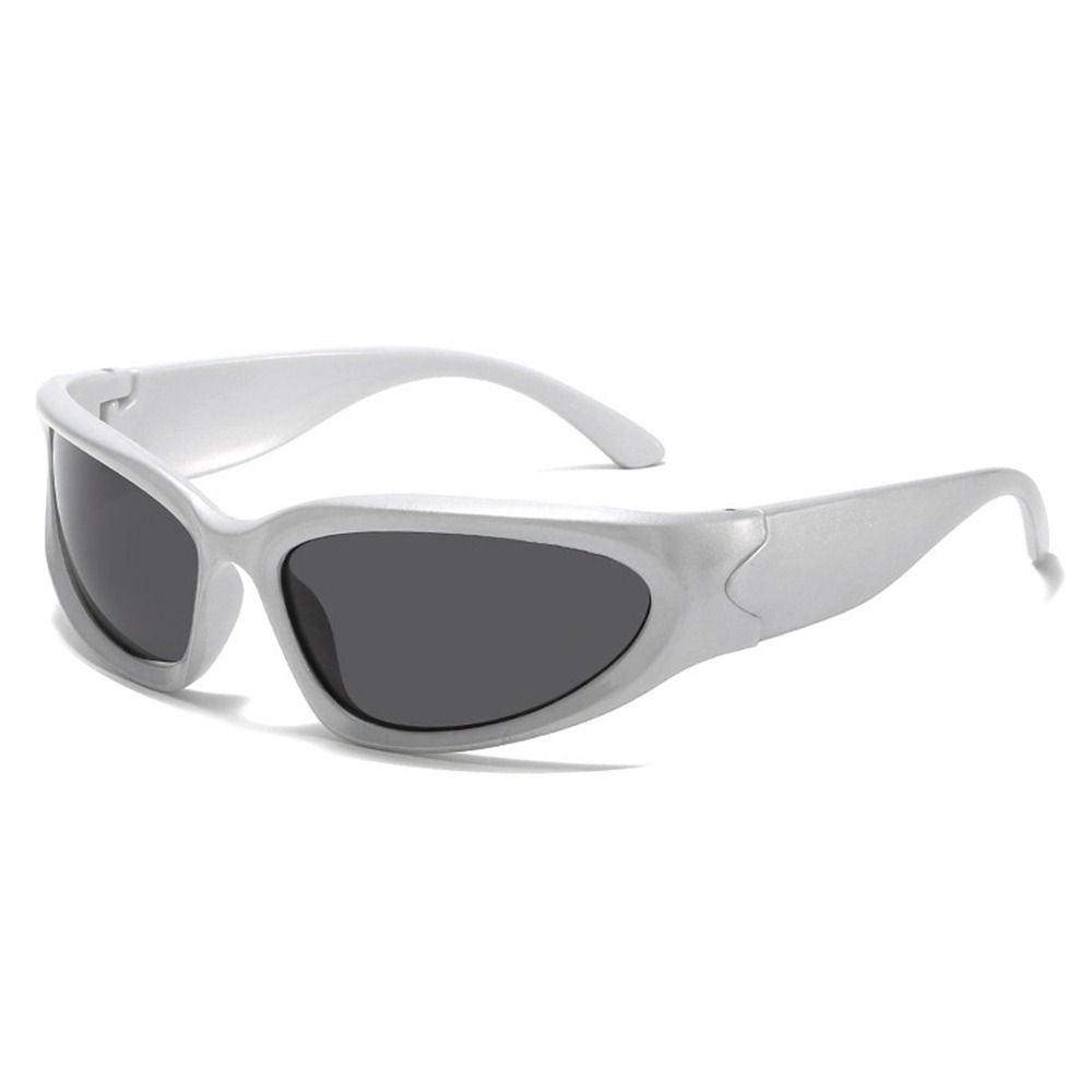 Trendy Y2K Cycling Sunglasses  - Street Fashion Shoot 评论和价格