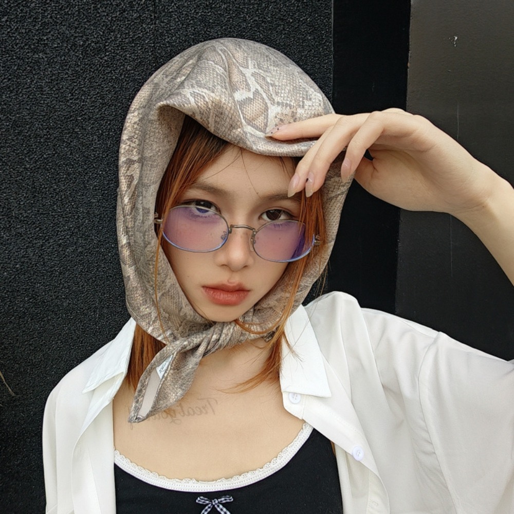 Headwear Y2K Snake Print Hair  - Street Fashion Dance 评论和价格