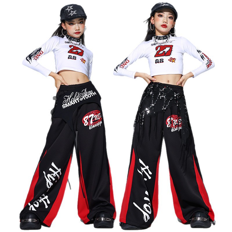 2025 Jazz Dance Clothes Girls  - Street Fashion Outfit Girl 评论和价格