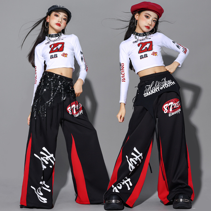 2025 Jazz Dance Clothes Girls  - Street Fashion Outfit Girl 评论和价格