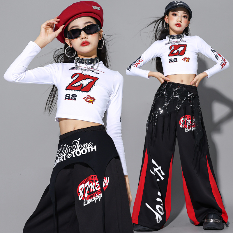 2025 Jazz Dance Clothes Girls  - Street Fashion Outfit Girl 评论和价格