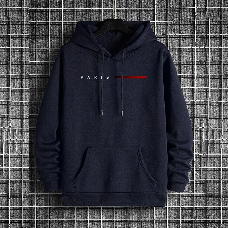 Trendy Mens Hooded Sweatshirt  - Street Fashion Paris 2025 评论和价格