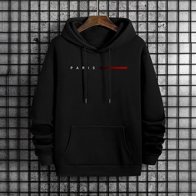 Trendy Mens Hooded Sweatshirt  - Street Fashion Paris 2025 评论和价格