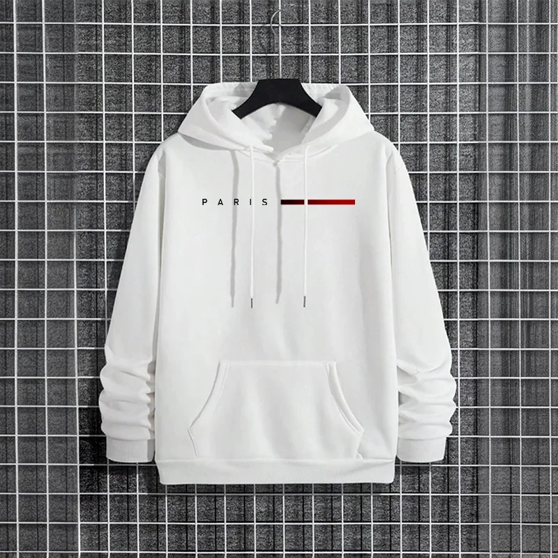 Trendy Mens Hooded Sweatshirt  - Street Fashion Paris 2025 评论和价格